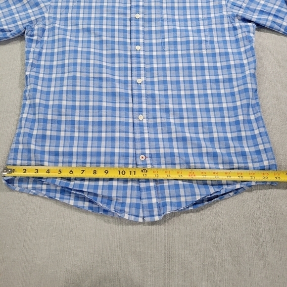 Tommy Hilfiger Mens LG Classic Fit Long Sleeve Casual Button Down EUC Preppy - Picture 4 of 12